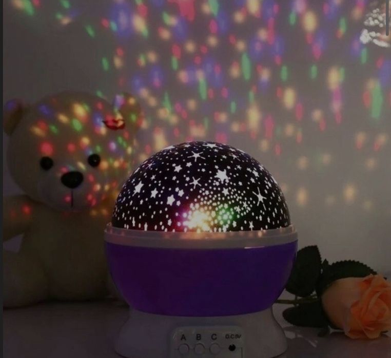 Світильник-нічник дитячий Star Master V LED RGB фіолетовий