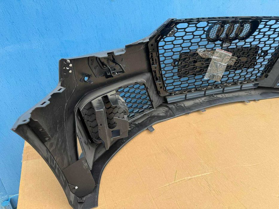 Бампер а4 б9 16-20 рс з решітками ауді бампер решотка RS4 новий AUDI