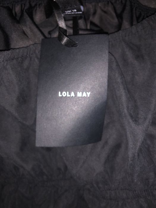 Sukienka na ramiączkach czarna lola may