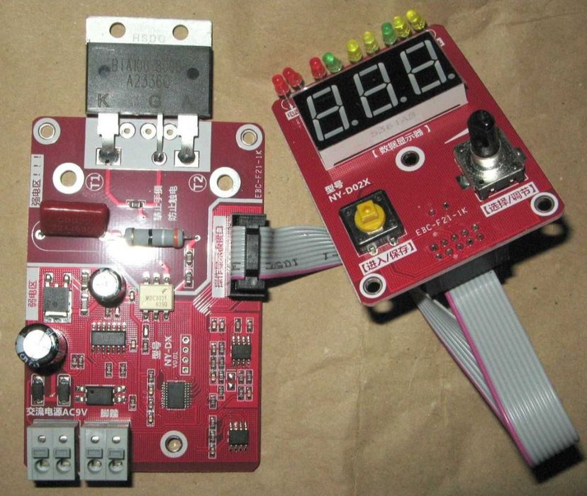 Модуль Плата Контролер Точкової Зварки NY-D01 100А Spot Welder NY-D02