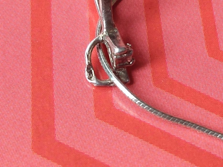 Łańcuszek wisiorek srebro 925
