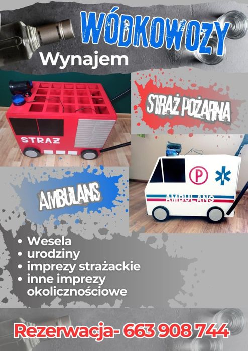 Wódkowóz Ambulans na wesela/imprezy