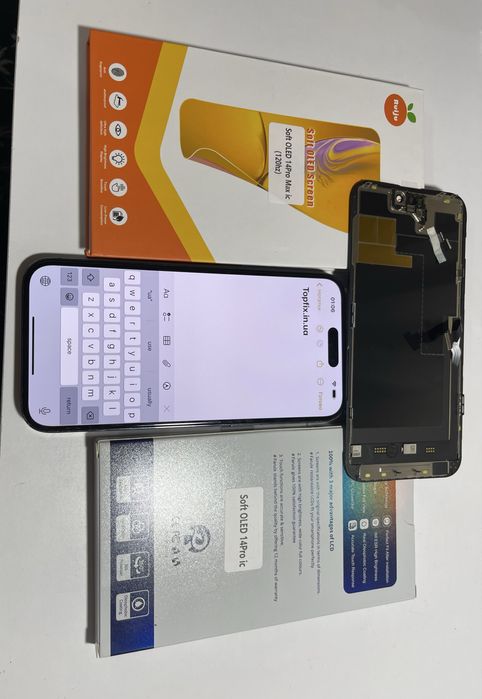 Дисплей iPhone 14 Pro / Pro Max SOFT OLED як оригінал экран екран скло