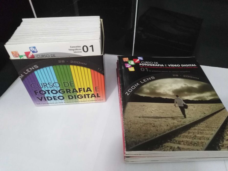Curso de Fotografia e Vídeo digital 32 Cds + 8 Livros ( Completo ).