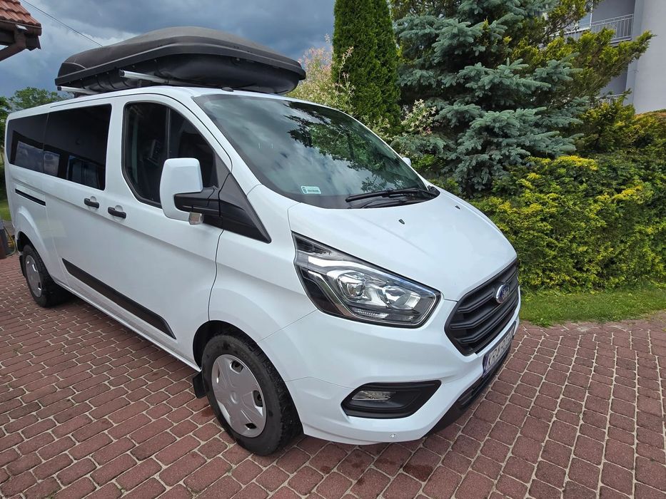 Ford Transit Custom Ford Transit Custom Long 9-os. salon Polska, 1 właściciel, 80 000 km
