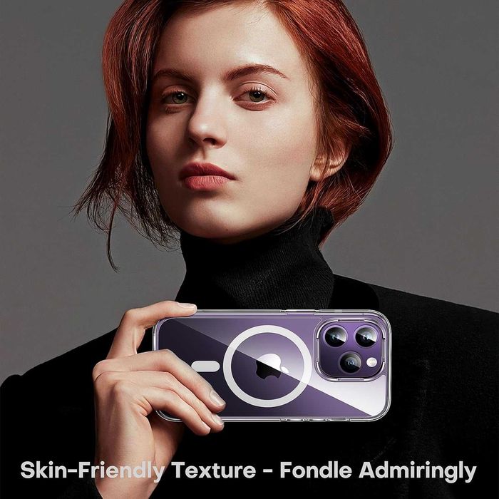 Plecki TOCOL do Apple iPhone 14 Pro 2w1 ochraniacz ekranu MagSafe