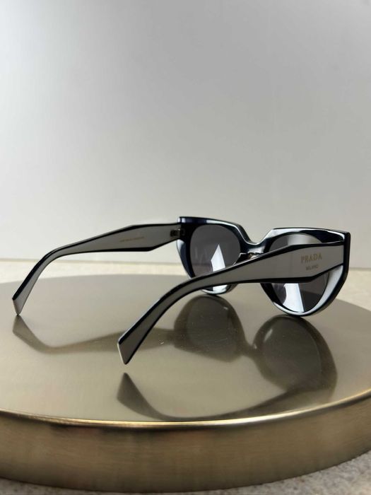Prada PR 17WS Symbole чорні з білим / Окуляри Прада оригінал