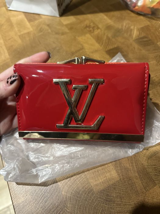 Czerwony porfel Louis Vuitton