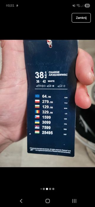 Buty sportowe Reebok