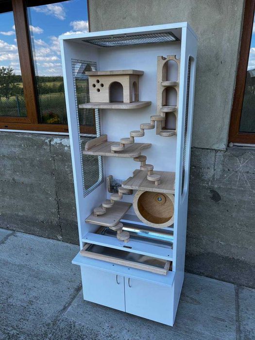 Вітрина для шиншили або дегу преміум-класу | 160×60×40 см