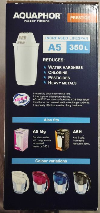 Кувшин для очистки воды  Престиж А5 со счётчиком ресурса типа СЛАЙДЕР