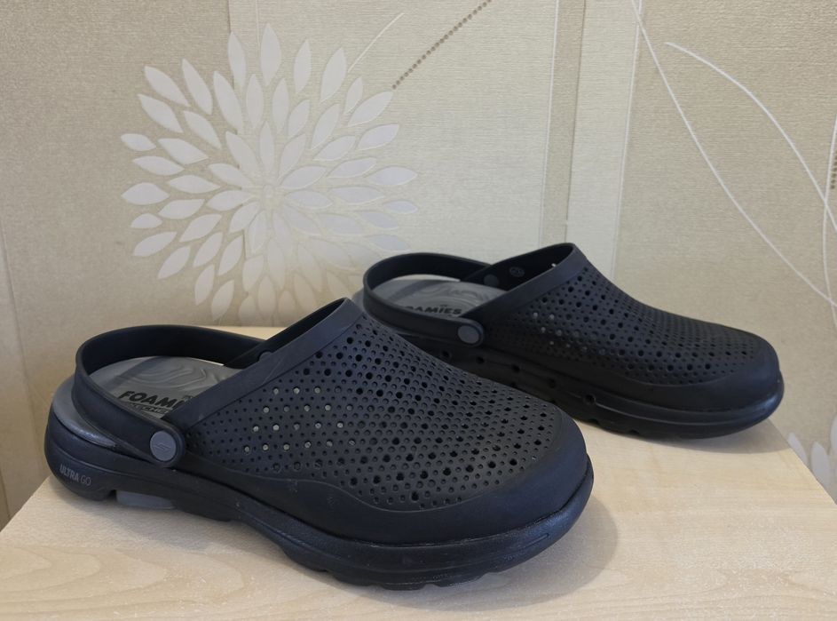 Чоловічі сабо шльопанці Skechers оригінал розмір 12 на 46