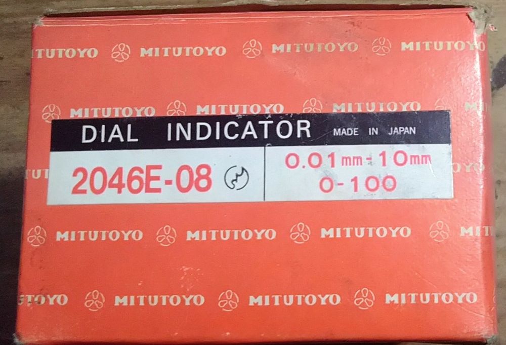 Mitutoyo 2046e 08 comparador novo