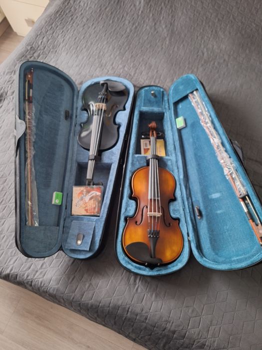 Нова скрипка.в комплекті смичок ,каніфоль