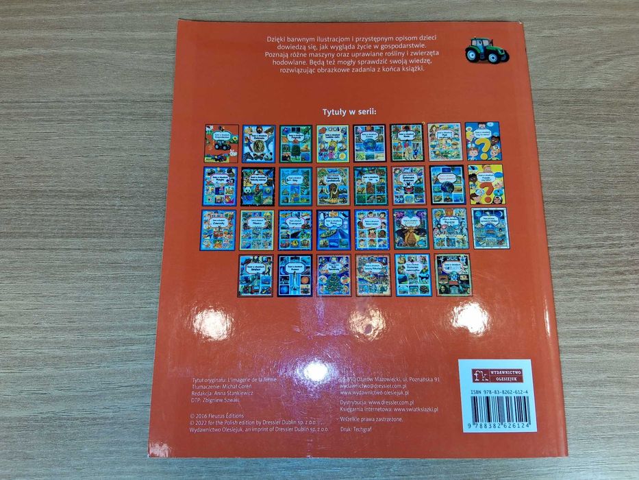 C227 Świat W Obrazkach Gospodarstwo Traktor Ciągnik Maszyny Rolnicze