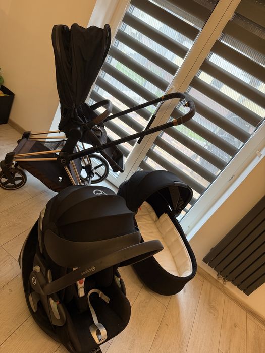 Cybex Priam 4w1 na stelażu rose gold