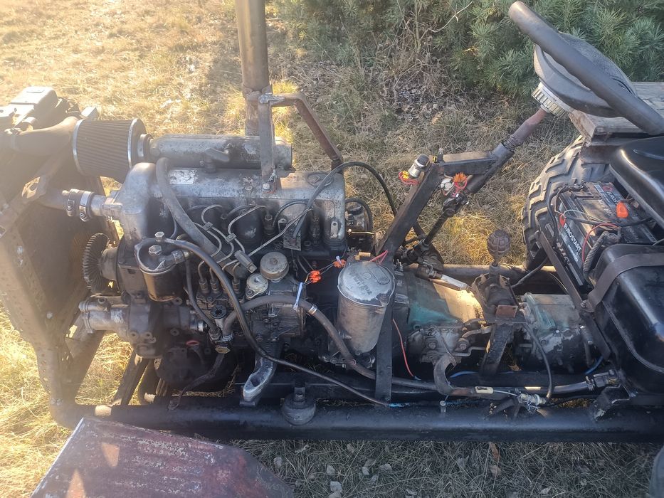 Traktorek z przyczepą kiper!