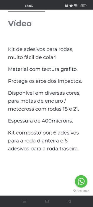 Kit autocolantes para proteção de rodas mfour