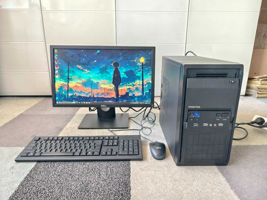 ПК Ryzen 5 2600 8 gb ddr4 SSD/HDD GTX 1060gb 6gb + Мон 22 Dell