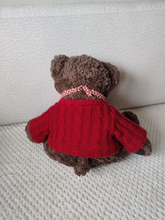 Maskotka miś w sweterku ok 32cm