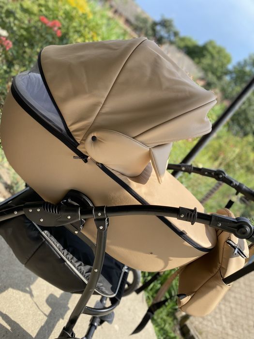 Дитяча коляска 2 в 1 Classik (Класик) Victoria Gold екошкіра
