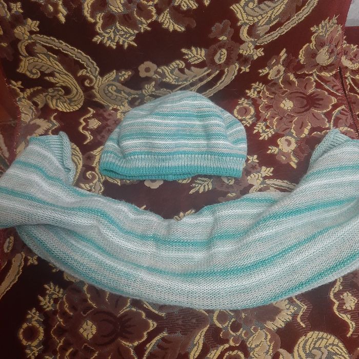 Набор комплект берет шарф хомут