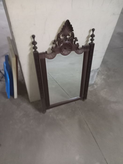 Espelho antigo madeira64564115131907121