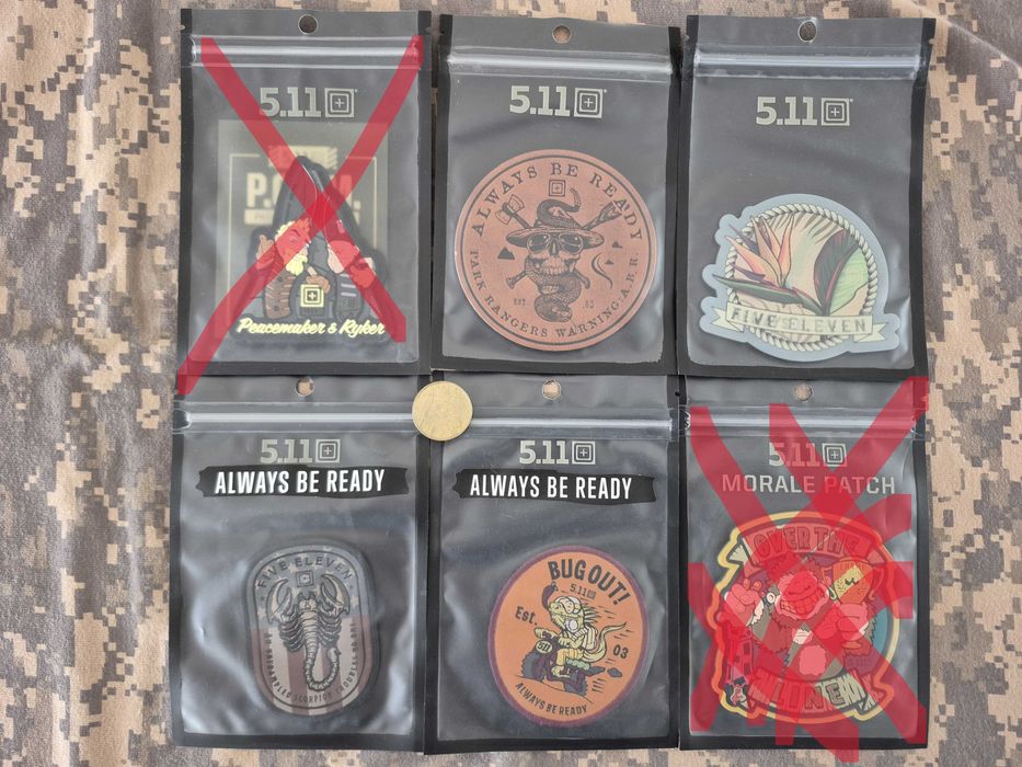 5.11 Патчі/Шеврони
