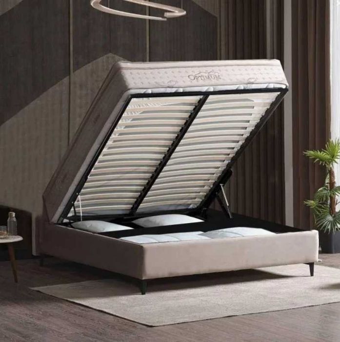 Cama solteiro Sommier completo com estrado Tampo Elevatório e colchão TUDO NOVO