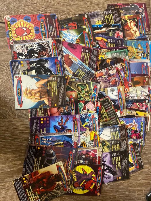 Карточки человек паук 216 штук