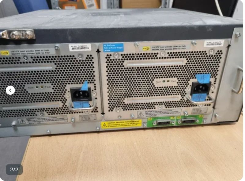 Switch Modular HP 5406zl com PoE+ e SFP+