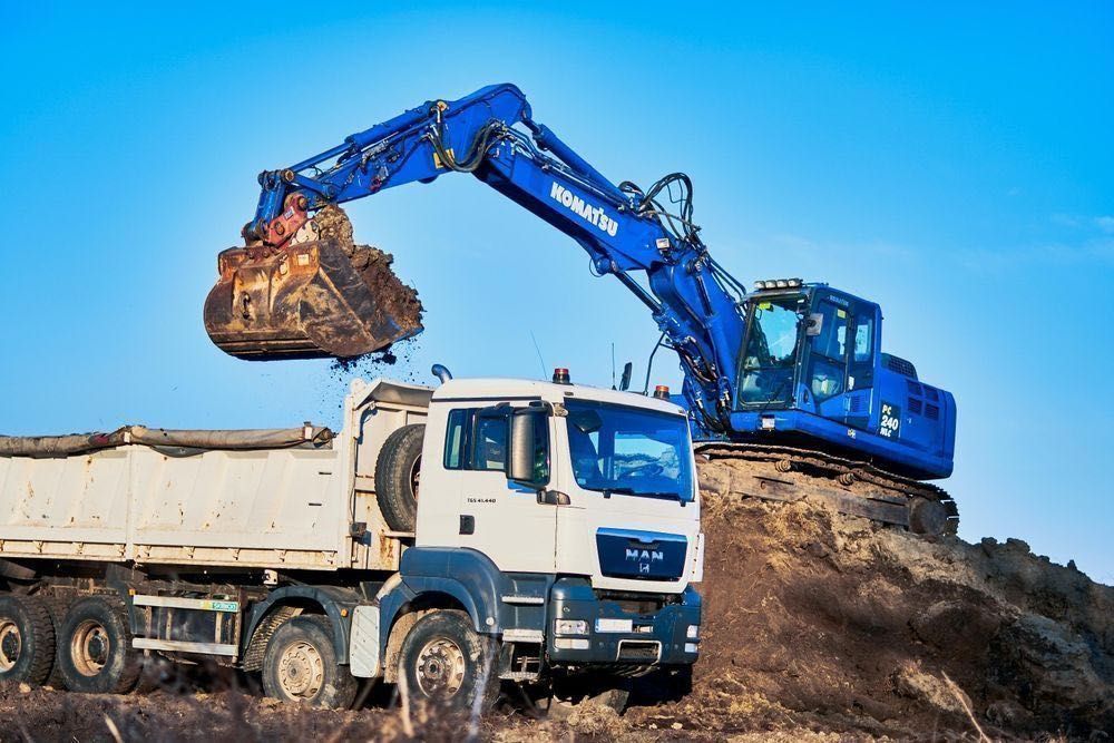 Prace ziemne, usługi koparką, wyburzenia, kopanie stawów, transport materiałów sypkich