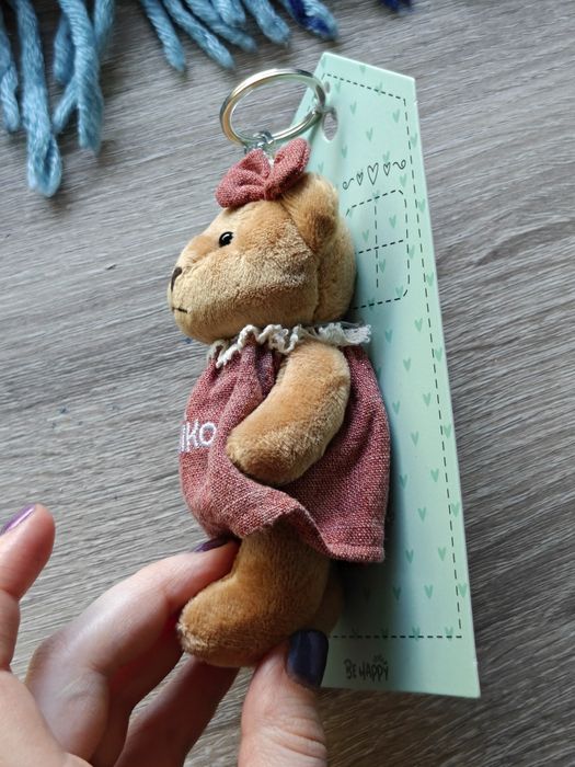Брелок Be Happy Плюшевий ведмедик, ім'я Вероніка