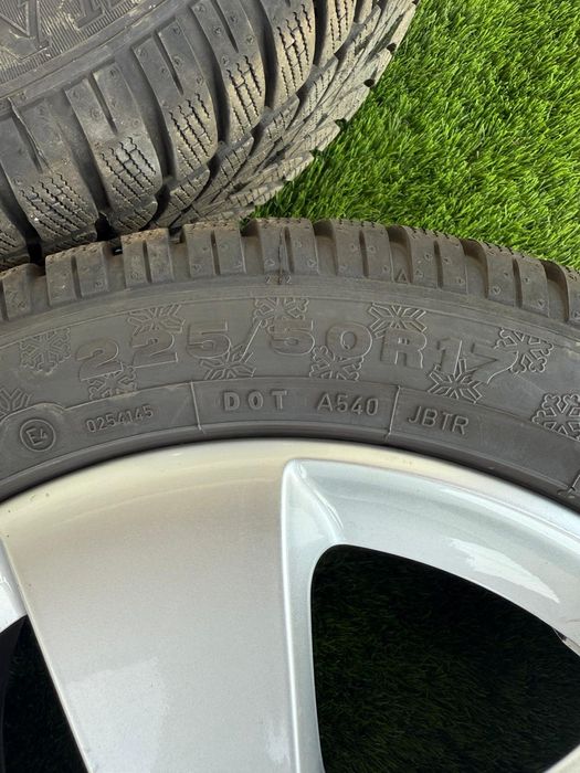 Jantes 17 5×112 AudiMercedes Volkswagen VW Seat Skoda pneus Dunlop