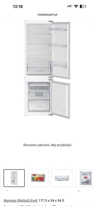 Lodówka Beko do zabudowy