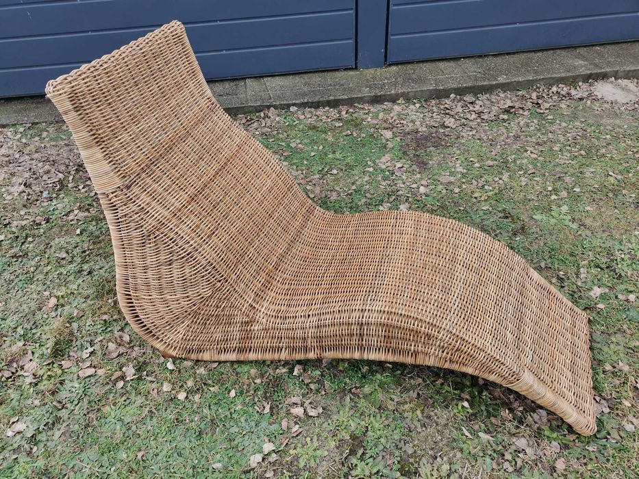 Leżanka IKEA  Rattanowa/wiklinowa
