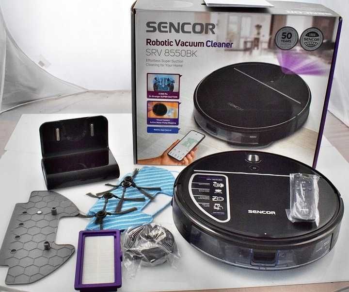 Robot sprzątający Sencor SRV 8550BK czarny / HEPA / Eko Komis