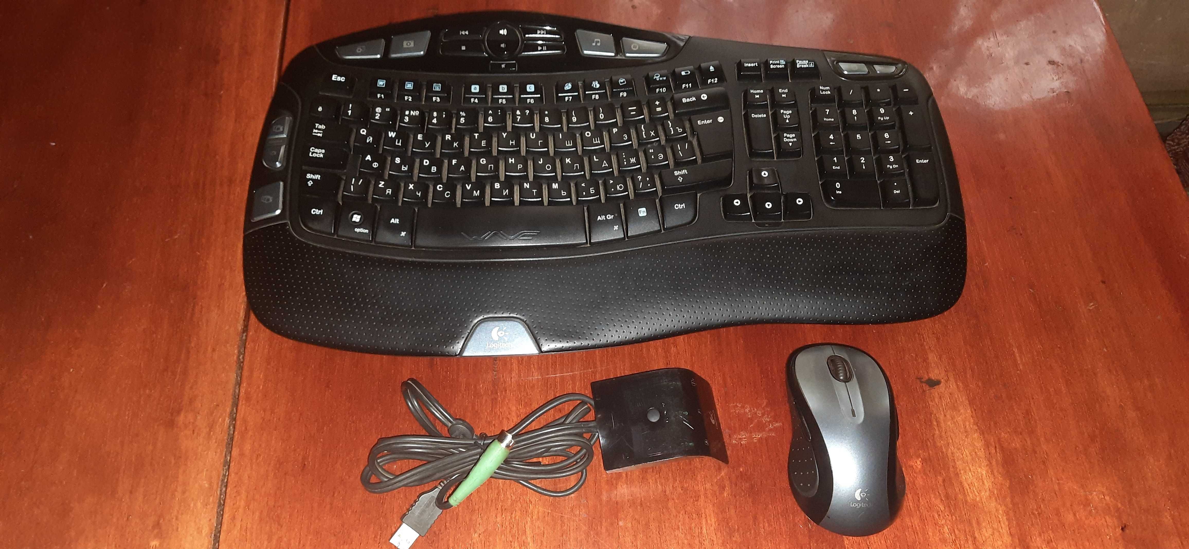 Комплект:клавіатура та миша Logitech Y-RCP140 Wave Wireless: 400 Периферійні Івано-Франківськ на Olx