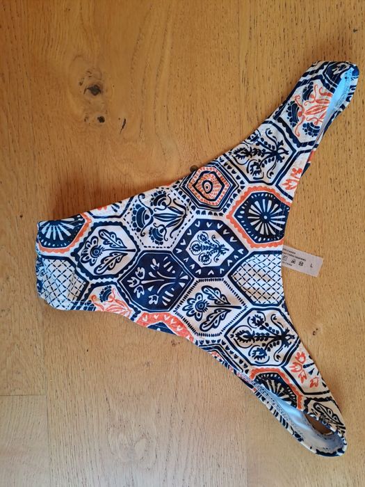 Strój kąpielowy bikini boho shein L nowy opaska