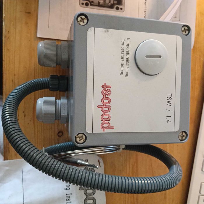 Termostat przemysłowy Isopad TSW 1.4 NOWY, Regulator temperatury