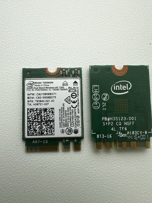 Wi-Fi + bluetooth модуль Intel 7265ngw