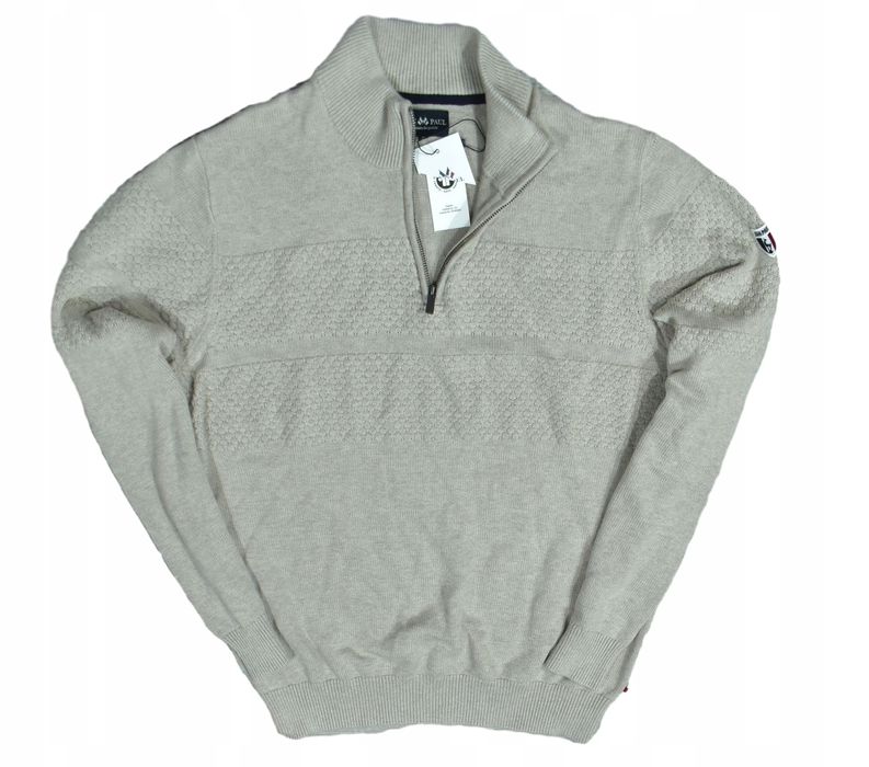 Jean Paul Pascal Zipneck Bawełniany Sweter Męski L