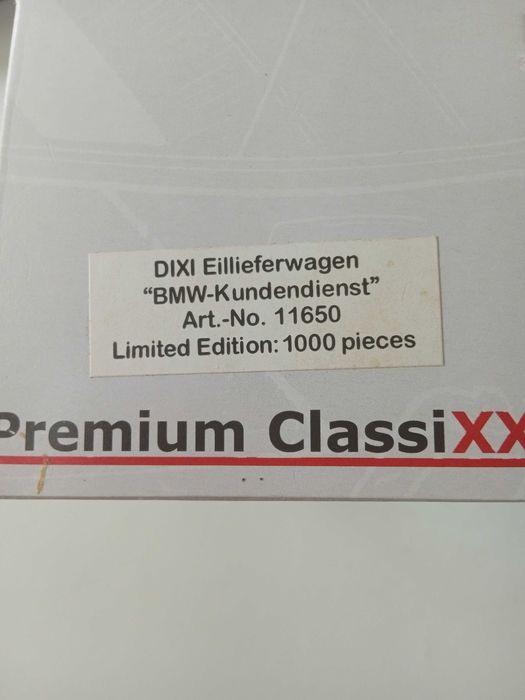 Premium ClassiXXs 1/43 BMW Dixi Edição Especial