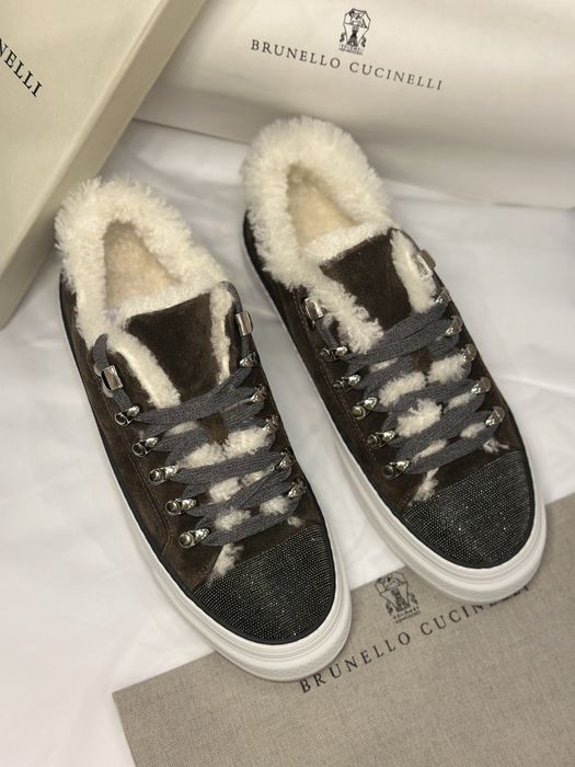Зимові кеди Brunello Cucinelli ,зимние кеды , зимние кроссовки