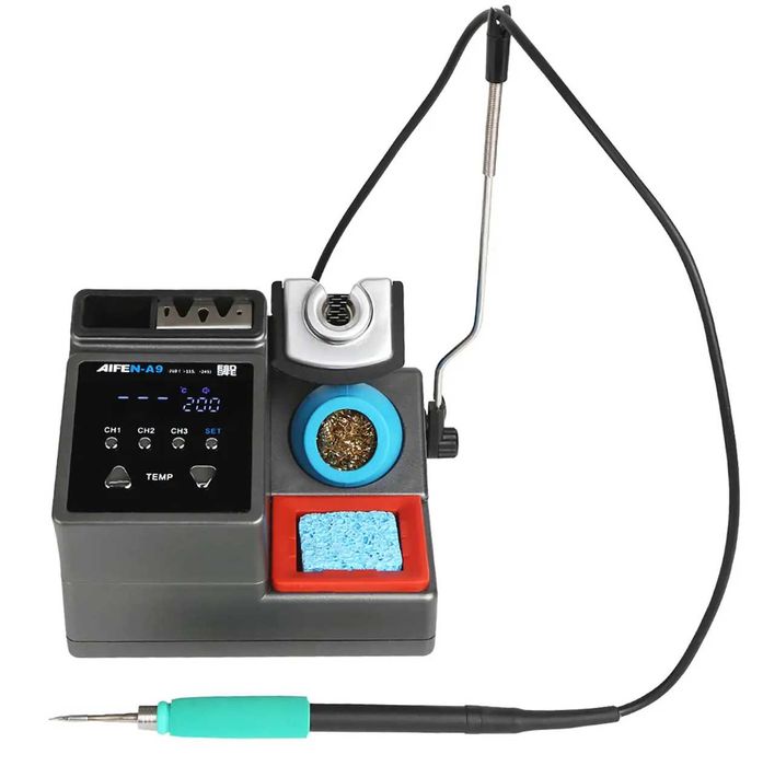 Паяльна станція AIFEN A9 (C210) + Змінна губка для чищення жал+спонжик