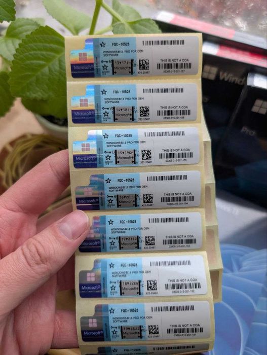 Боксова Windows 11 Pro BOX USB Оригінал Віндовс Активація Коробка VIP