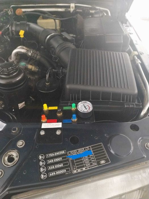 Sistema Enchimento Manual EAS Range Rover P38