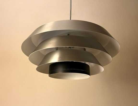 Candeeiro de suspensão RAAK em preto alumínio, Holanda, anos 70