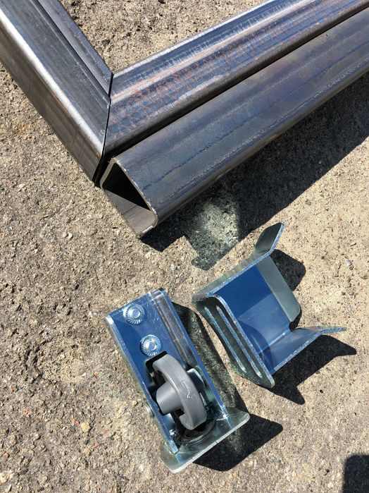 Комплект відкатні ворота GF96 власне виробництво, т-профіль, фурнітура