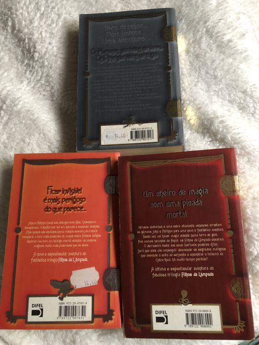 Filhos da Lâmpada de P. B. Kerr livros